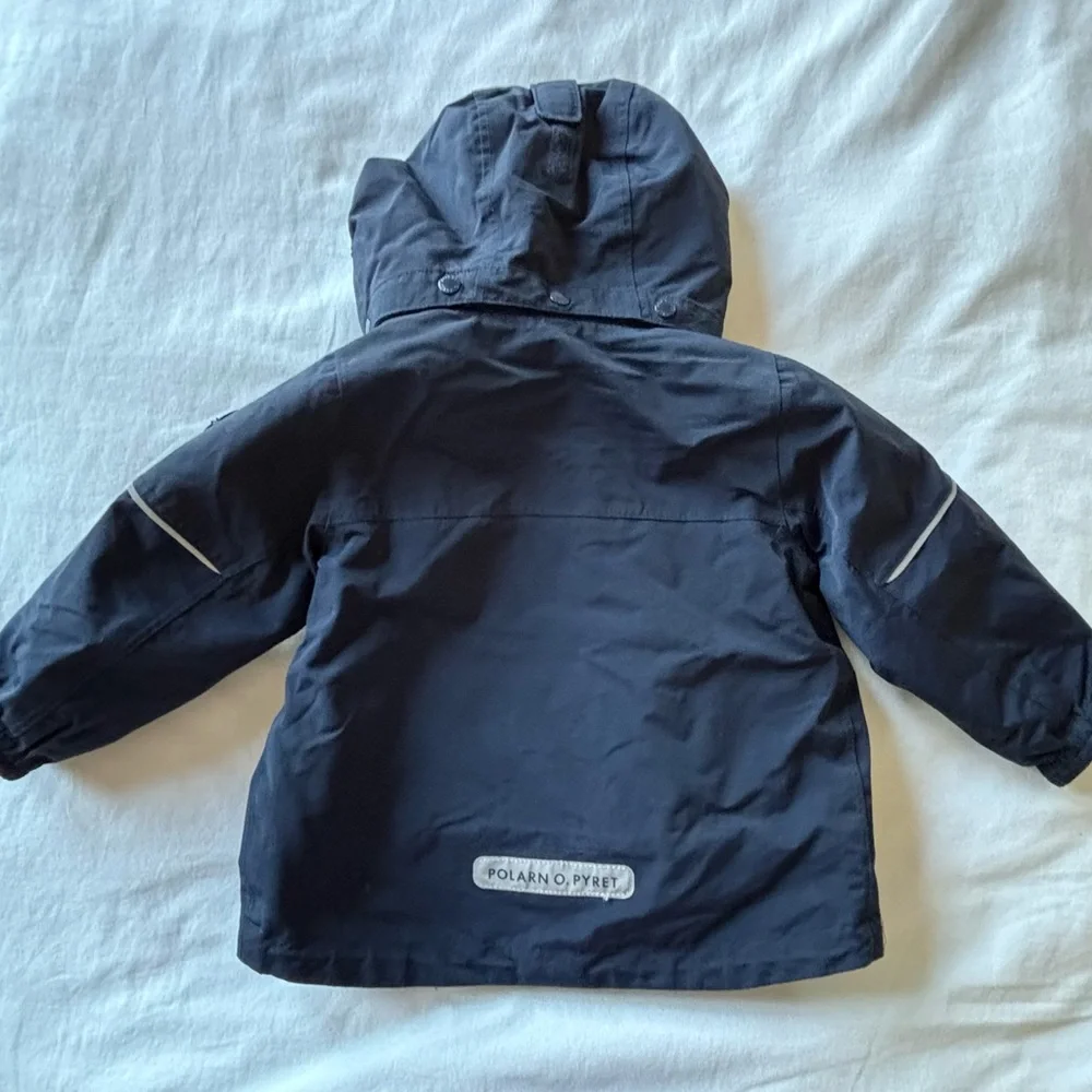 Polarn O. Pyret Winter 2 in 1 Jacket, shell and fleece, size 92, 1.5-2 years